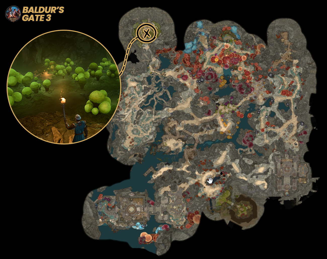 Como-Encontrar-Baelen-Bonecloak-O-Coletor-de-Cogumelos Encontre o Coletor de Cogumelos e Salve Baelen em BG3!