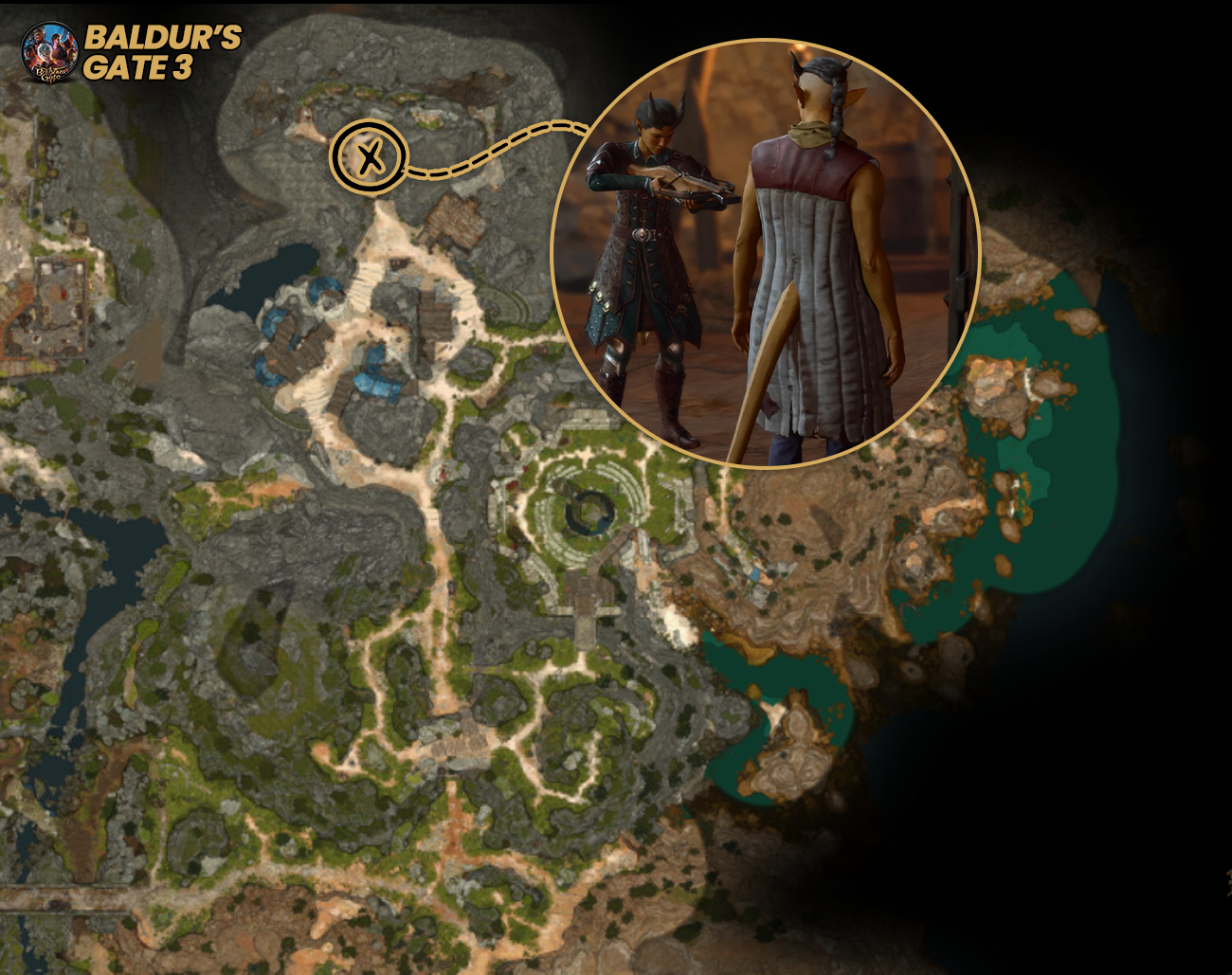 Como-Iniciar-a-Missao-Salve-a-Goblin-Sazza Salve a Goblin Sazza: Guia Completo para Baldur's Gate 3