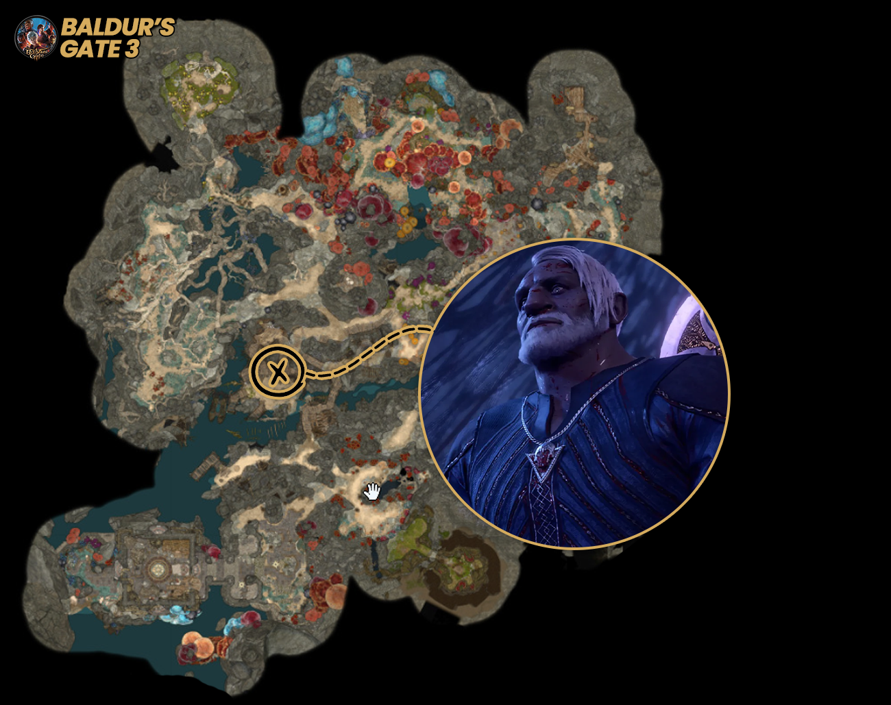 Localizando-os-Invasores-Duergar Vingue o Círculo de Glut: Glut ou Spaw em BG3? Decida!