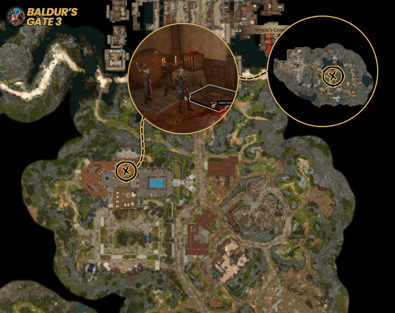 Local-do-Crime-do-Padre-Logan-em-Baldurs-Gate-3 BG3: Solucione os Assassinatos do Templo da Mão Espalmada