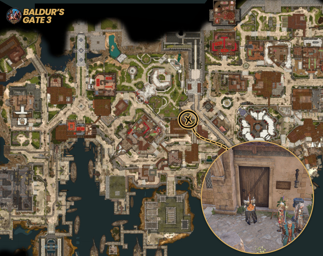 Localizacao-da-Perna-Decepada-de-Palhaco Baldur's Gate 3: Encontre o Palhaço Pingo