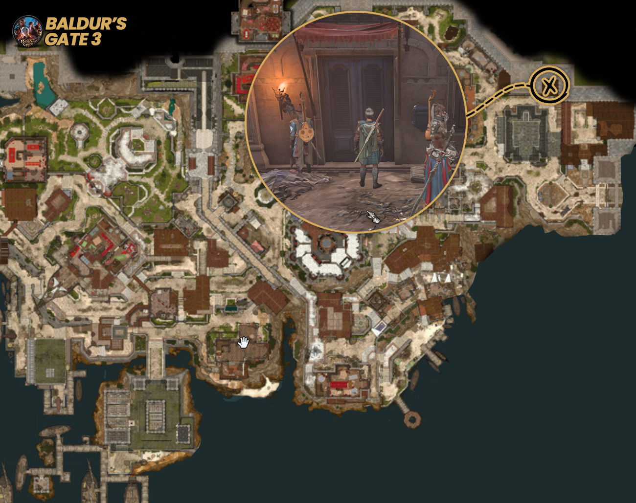 O-Pelvis-Cortado-do-Palhaco-Um-Segredo-nos-Alojamentos-Vazios Baldur's Gate 3: Encontre o Palhaço Pingo