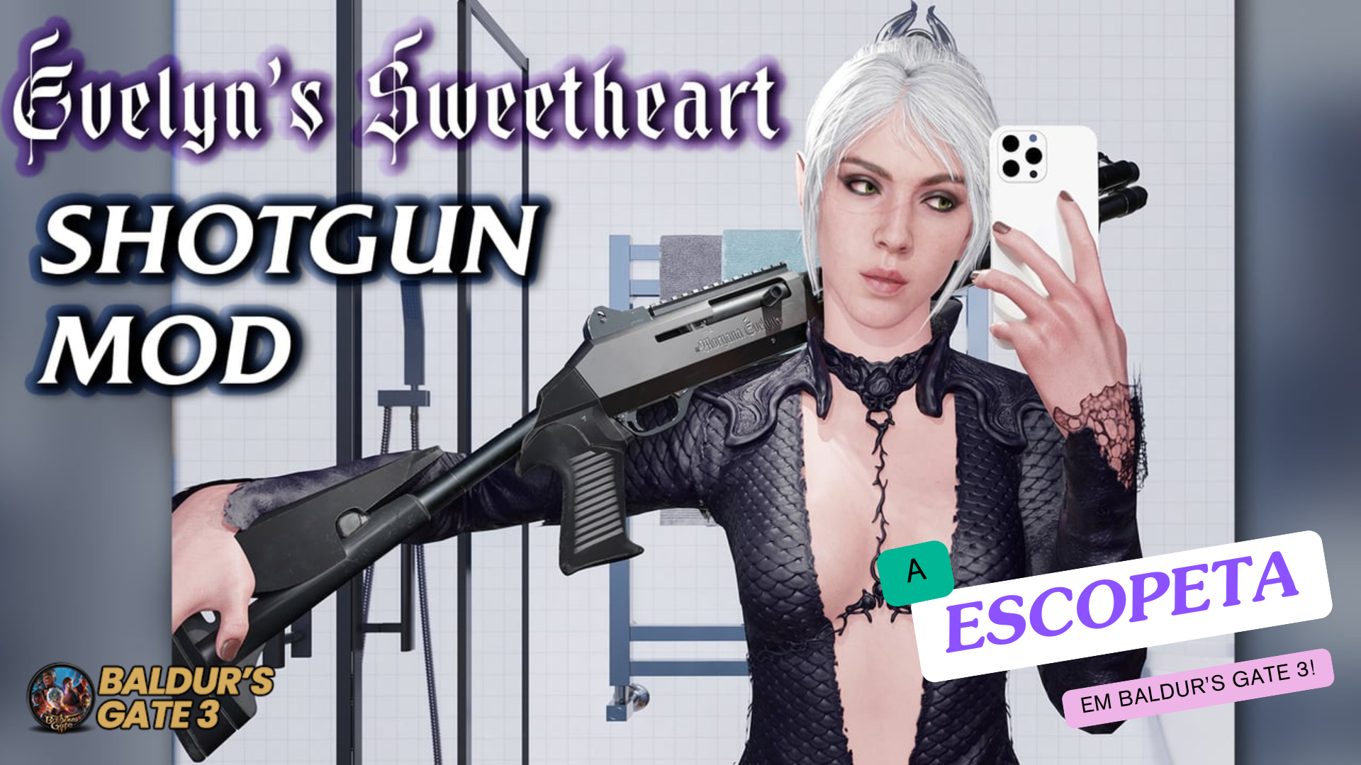 Evelyns-Sweetheart-A-Escopeta-em-Baldurs-Gate-3 10 Mods Oficiais Para BG3 Que a Própria Larian Recomenda!