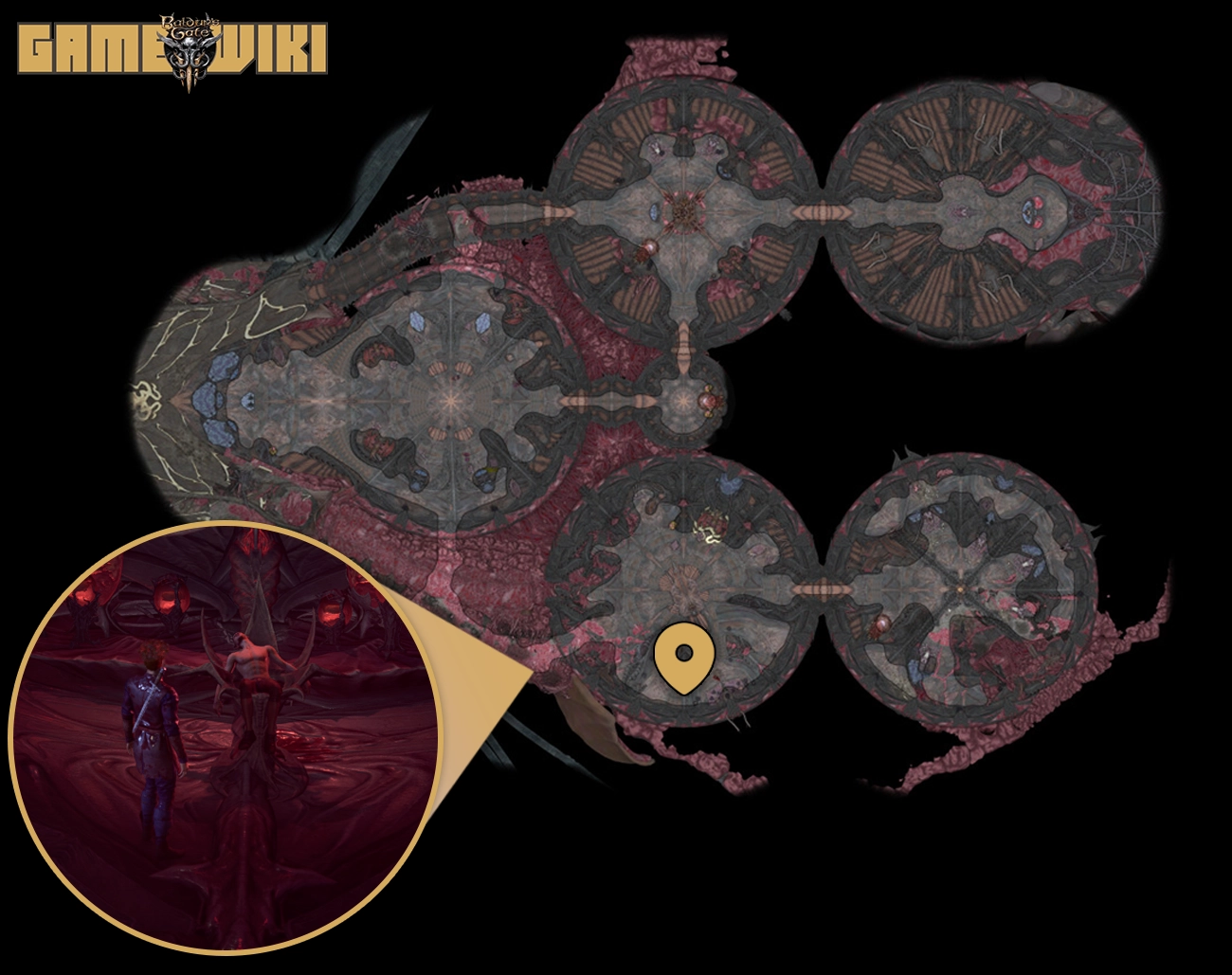 Room-2-Myrnaths-Mysterious-Brain Escape the Nautiloid in BG3